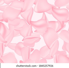 Petals isolated. May flowers. Spring blossom and April floral nature on pink background. Beautiful scene with blooming tree. Easter Sunny day. Orchard abstract blurred background. Springtime.