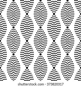 Petals and leaves dotted pattern.