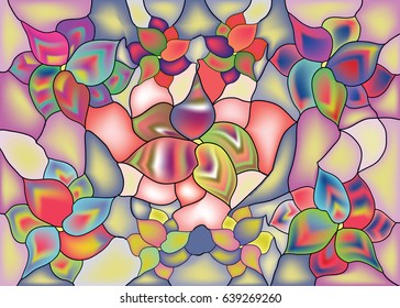 petals in the pattern
