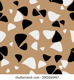 Petals Pattern Retro Abstract Vector textile simple