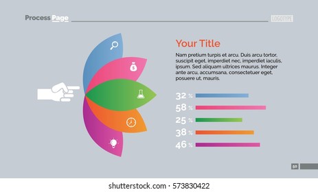 Petals Percentage Chart Slide Template