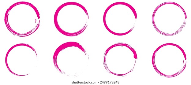 Pétalos de diseño de dispersión Sakura con tarjeta de Anuncio de salpicadura de agua, logotipo, anillo de círculo de acuarela, salpicadura de tinta Ilustración vectorial de fondo abstracto. EPS 10