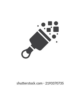 Petard bomb vector icon. filled flat sign for mobile concept and web design. Firecracker glyph icon. Symbol, logo illustration. Vector graphics