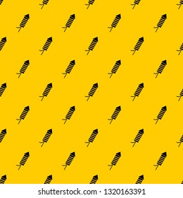 Petard pattern seamless vector repeat geometric yellow for any design