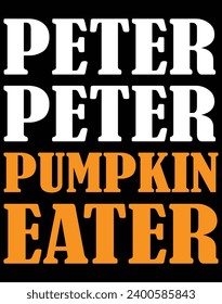 Peter pumpkin eater - EPS file for cutting machine. You can edit and print this vector art with EPS editor.