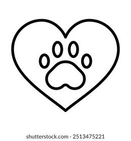 Pet-Friendly-Symbol, Vektorgrafik