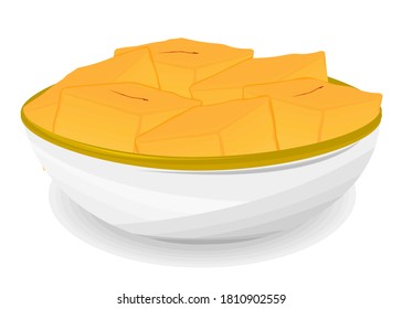 Petha Indian Sweets or Mithai Food Vector