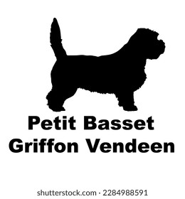 petit basset griffon vendeen Dog silhouette dog breeds