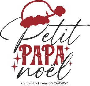 Petit Papa Noel - French Christmas Illustration