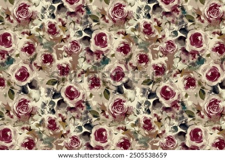 petite, charming flowers with a smooth design. Beautiful bouquets. Millefleurs à la liberty. Backgrounds with flowers for use in textiles, decoupage, scrapbooking, pattern fills, covers, and surfaces