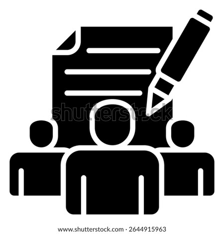 Petition Icon Element for Design