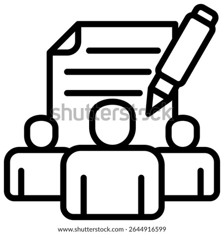 Petition Icon Element for Design