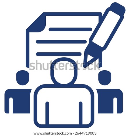 Petition Icon Element for Design