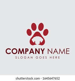 Pet,paws,pet house Vector Logo Design. This is high resolution vector pet logo.you can use this logo anywhere.print ready format.
