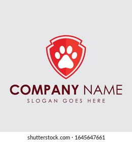 Pet,paws,pet house Vector Logo Design. This is high resolution vector pet logo.you can use this logo anywhere.print ready format.