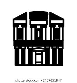Petra  icon in vector. Logotype

