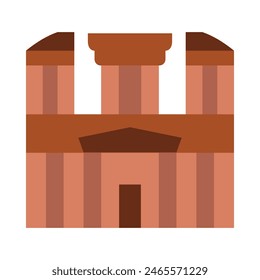 Petra  Vector Flat icon Design 