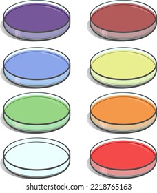 petri dish (agar plate) petri dish with agar for bacteria culture