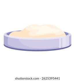 Petri dish containing a growing culture, used in scientific experiments for research and analysis