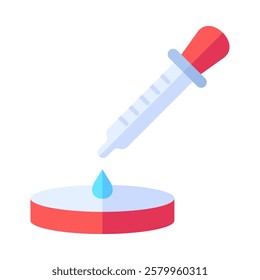 Petri Dish Icon Element For Design