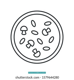 Petri dish icon vector illustration logo template for many purpose. Isolated on white background.