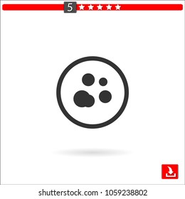petri dish vector icon
