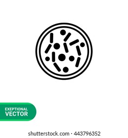 Petri Dish Vector Icon