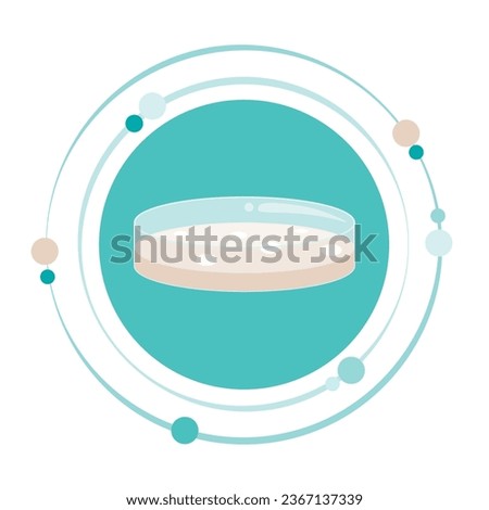 Petri dish vector illustration graphic icon symbol