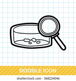 Petri dishes doodle