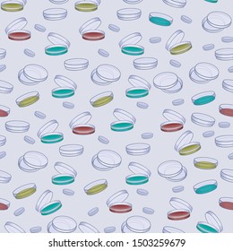 Petri Dishes Pattern, Biology Pattern