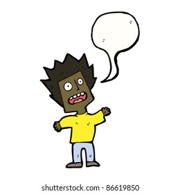 petrified boy cartoon