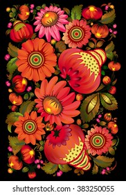 Petrikovka - traditional ukrainian painting