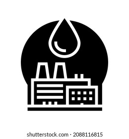 petrochemicals industrial chemical factory glyph icon vector. petrochemicals industrial chemical factory sign. isolated contour symbol black illustration