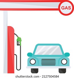 petrol bowsers with vehicle Front View Concept, gasoline pump Vector Icon Design, Oil and Gas industry Symbol, Petroleum  and gasoline Sign, Service and supply stock illustration svg