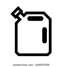 petrol can icon isolated sign symbol vector illustration - high quality black style vector icons
