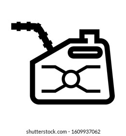 petrol can icon isolated sign symbol vector illustration - high quality black style vector icons
