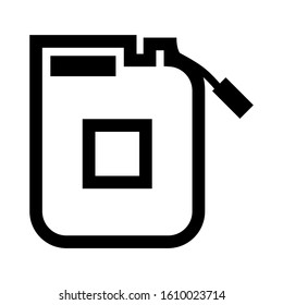 petrol can icon isolated sign symbol vector illustration - high quality black style vector icons
