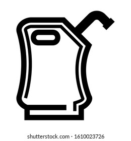 petrol can icon isolated sign symbol vector illustration - high quality black style vector icons
