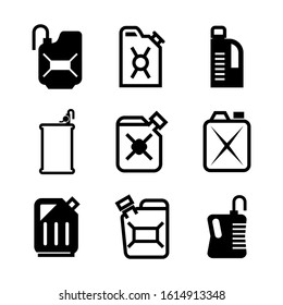 petrol can icon isolated sign symbol vector illustration - Collection of high quality black style vector icons
