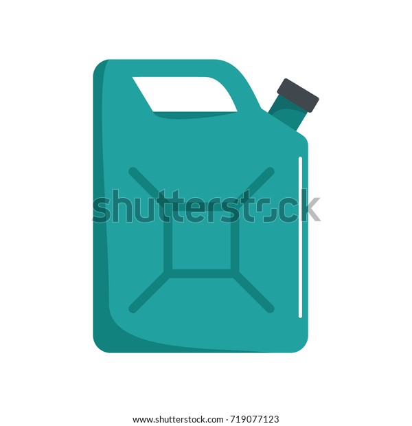 Petrol canister icon.\
Flat illustration of Petrol canister vector icon for web isolated\
on white background
