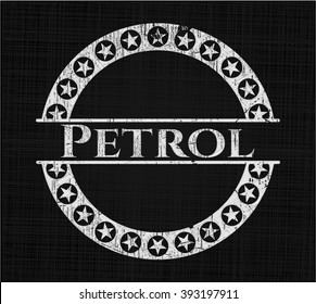 Emblema de tiza de gasolina