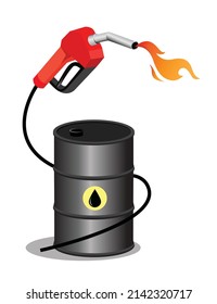 Petrol, Diesel Price Rises Concept Illustration, Oil Price Hike In India