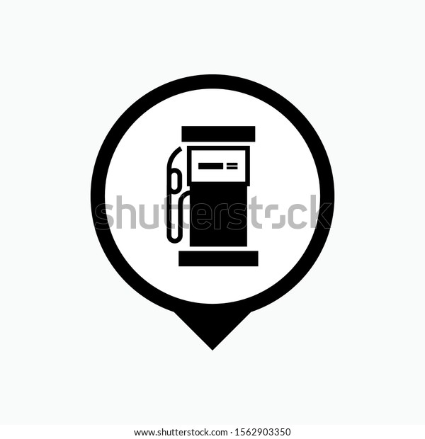 Petrol or Fuel\
Station Icon - Vector, Sign and Symbol for Design, Presentation,\
Website or Apps\
Elements.