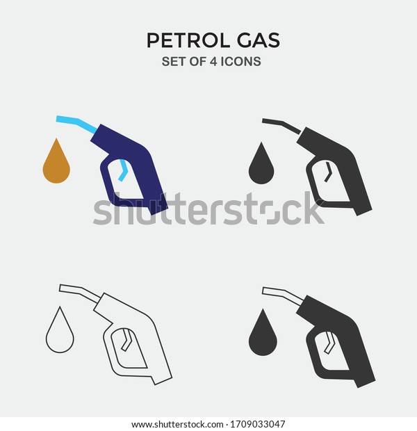 petrol gas station\
vector icon car fuel 
