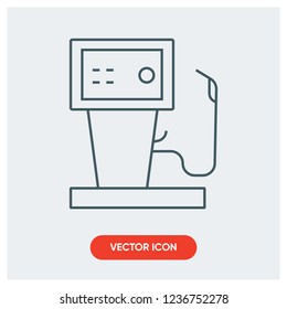 petrol gas vector station