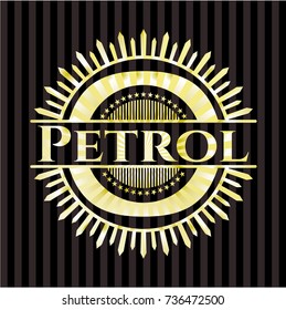 Petrol gold emblem