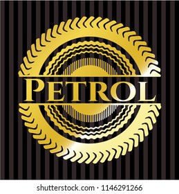Petrol golden emblem