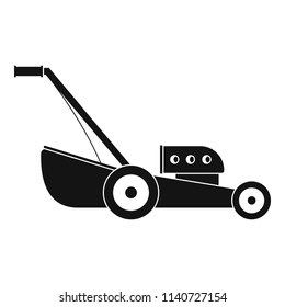 Petrol grass cut machine icon. Simple illustration of petrol grass cut machine vector icon for web design isolated on white background