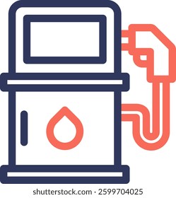 Petrol Icon Element For Design And Vector