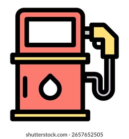 Elemento De Icono De Gasolina Para Diseño Y Vector